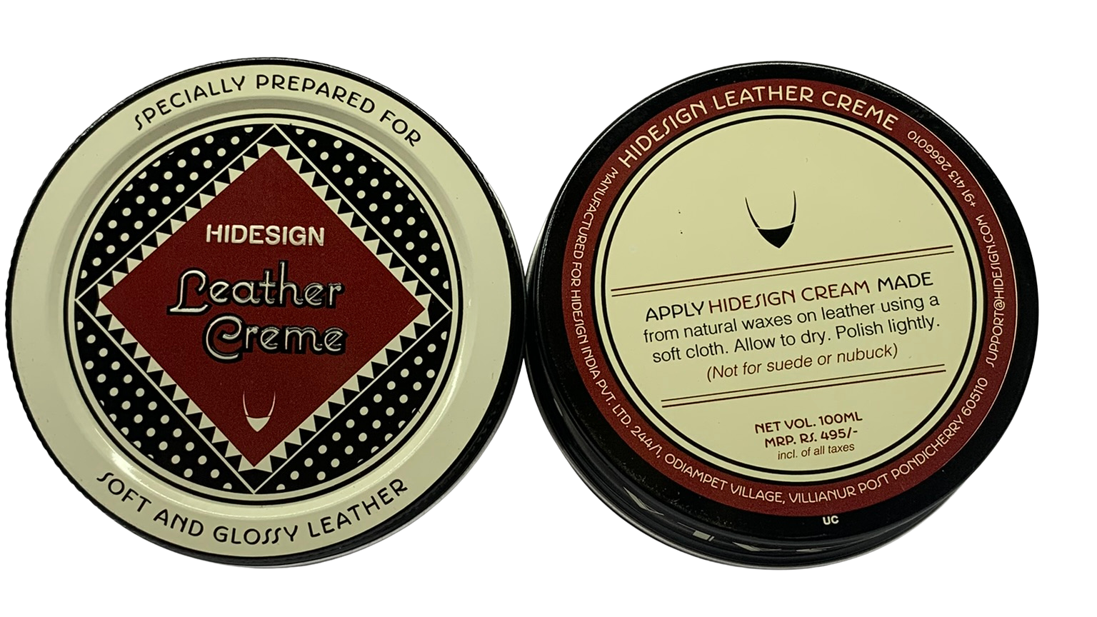 Aluminium Threaded Container 100g Leather Variant 2