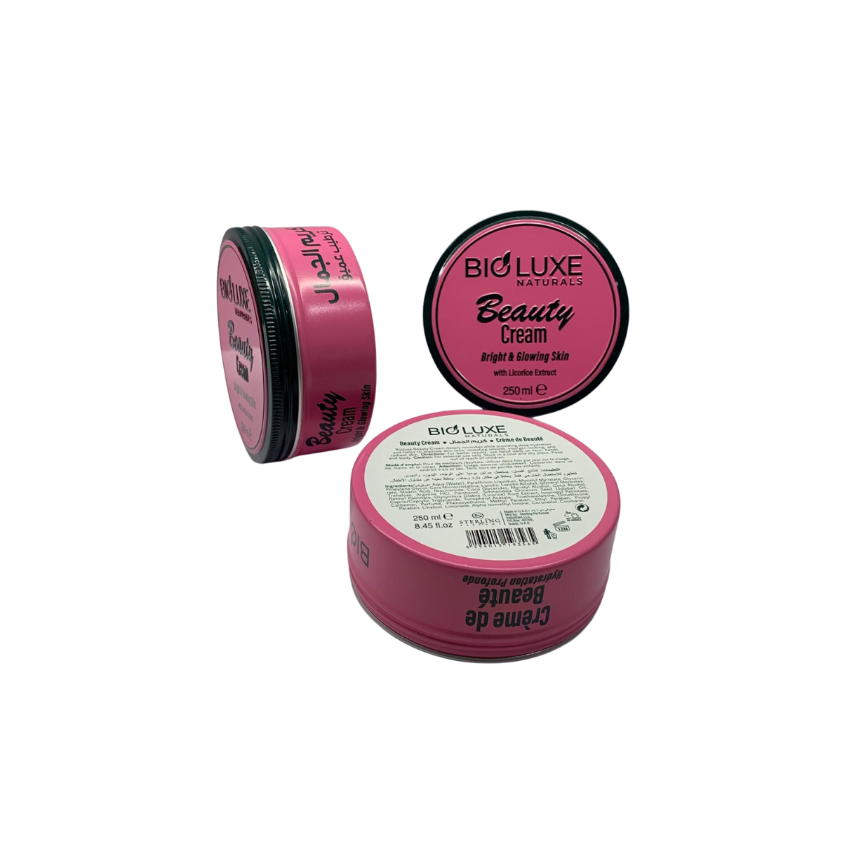 Aluminium Threaded Container BioLuxe Pink