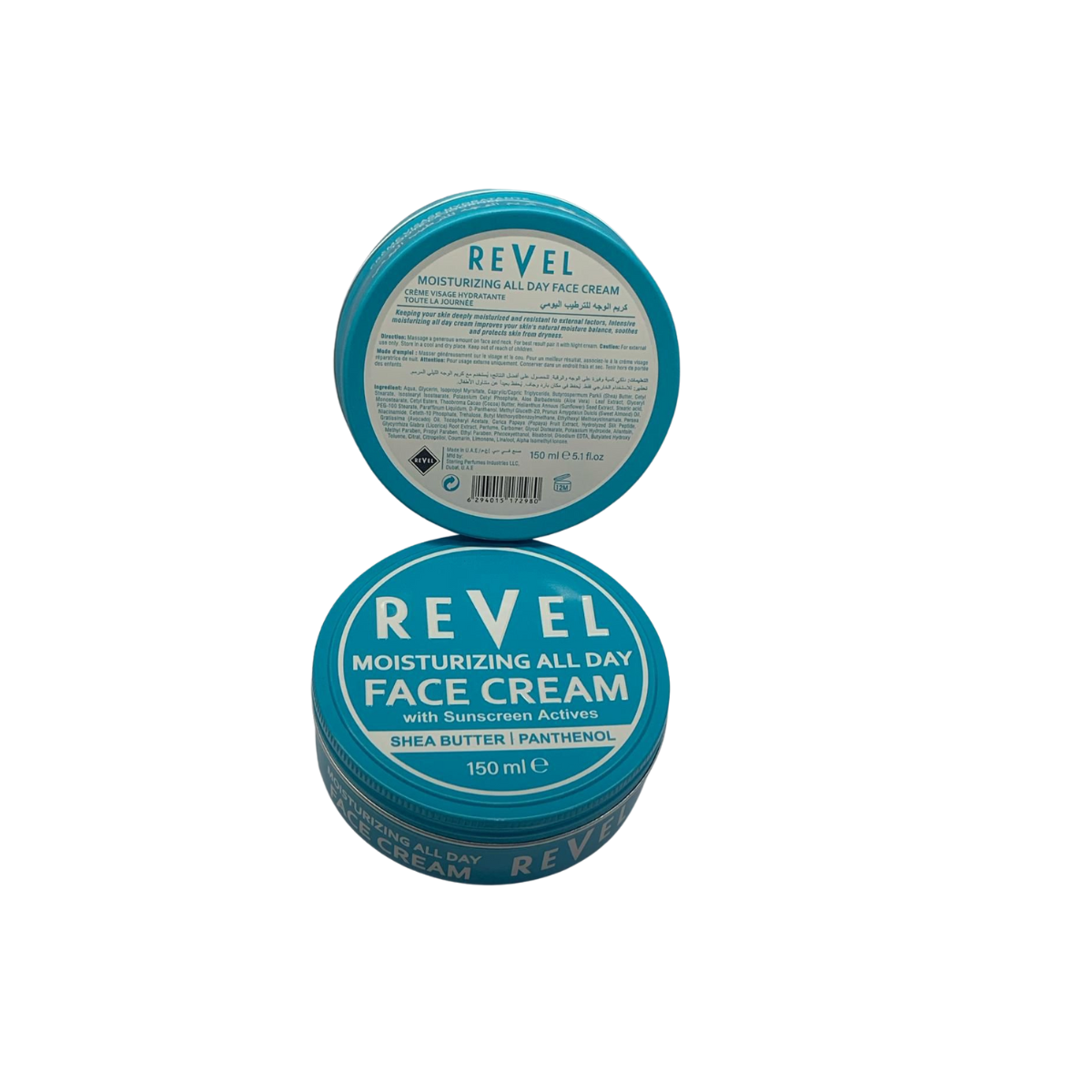 Aluminium Threaded Container Revel Light Blue