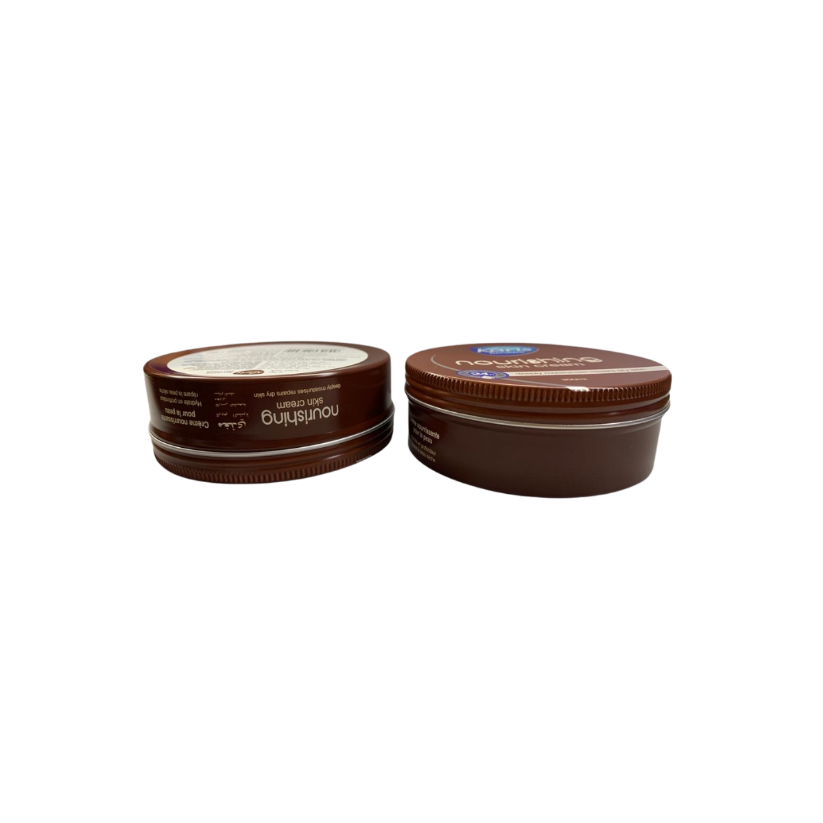 Aluminium Threaded Container Embossed Nourishing Brown