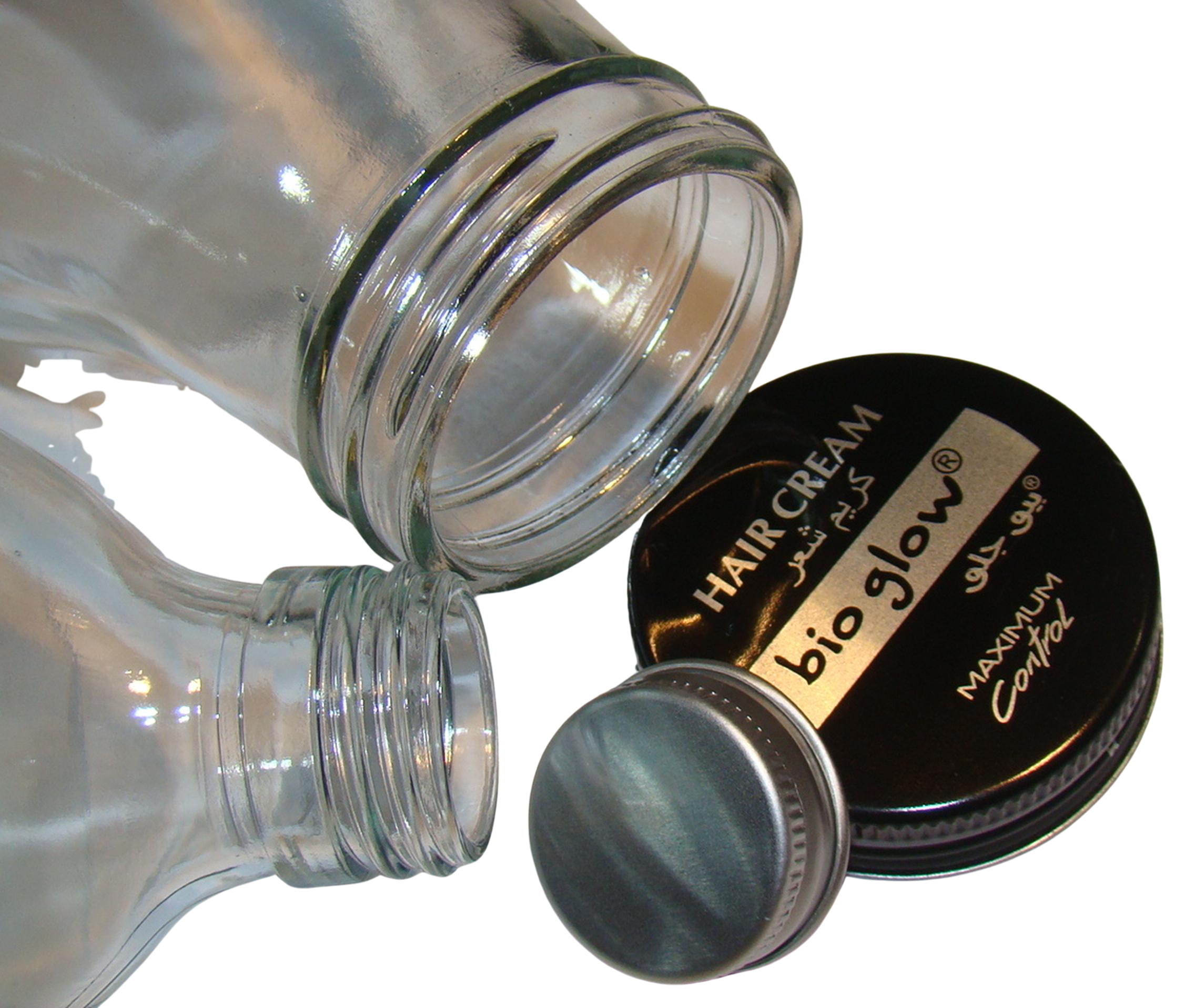 Aluminium Screw Caps with Bottle