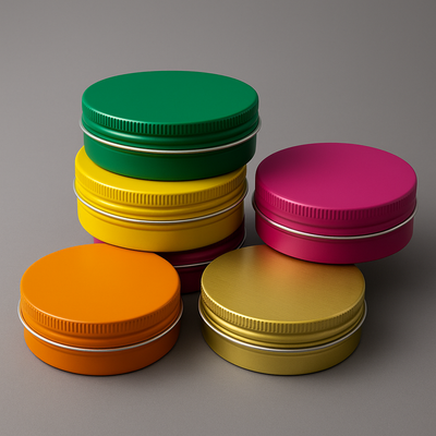 Aluminium Threaded Container - View 12