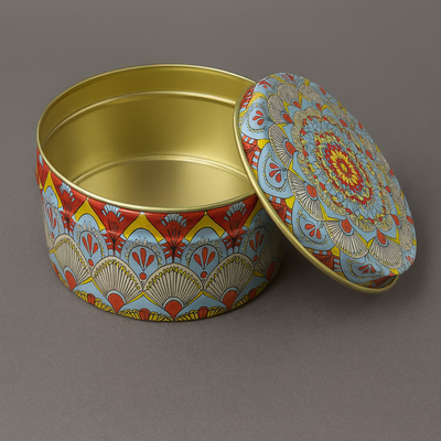 Mandala Tins packaging